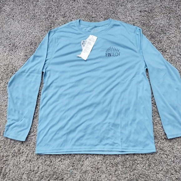 FinTech Other - FinTech Long Sleeve Blue Shirt Quick Dry